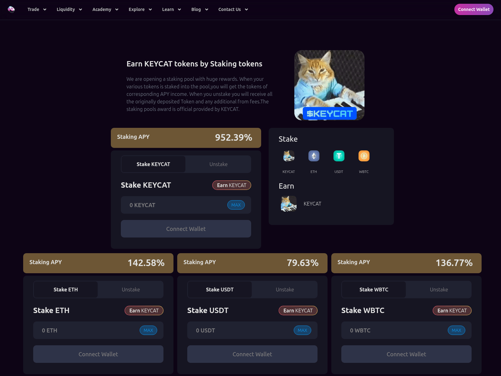 Screenshot of sushi-keycat.top