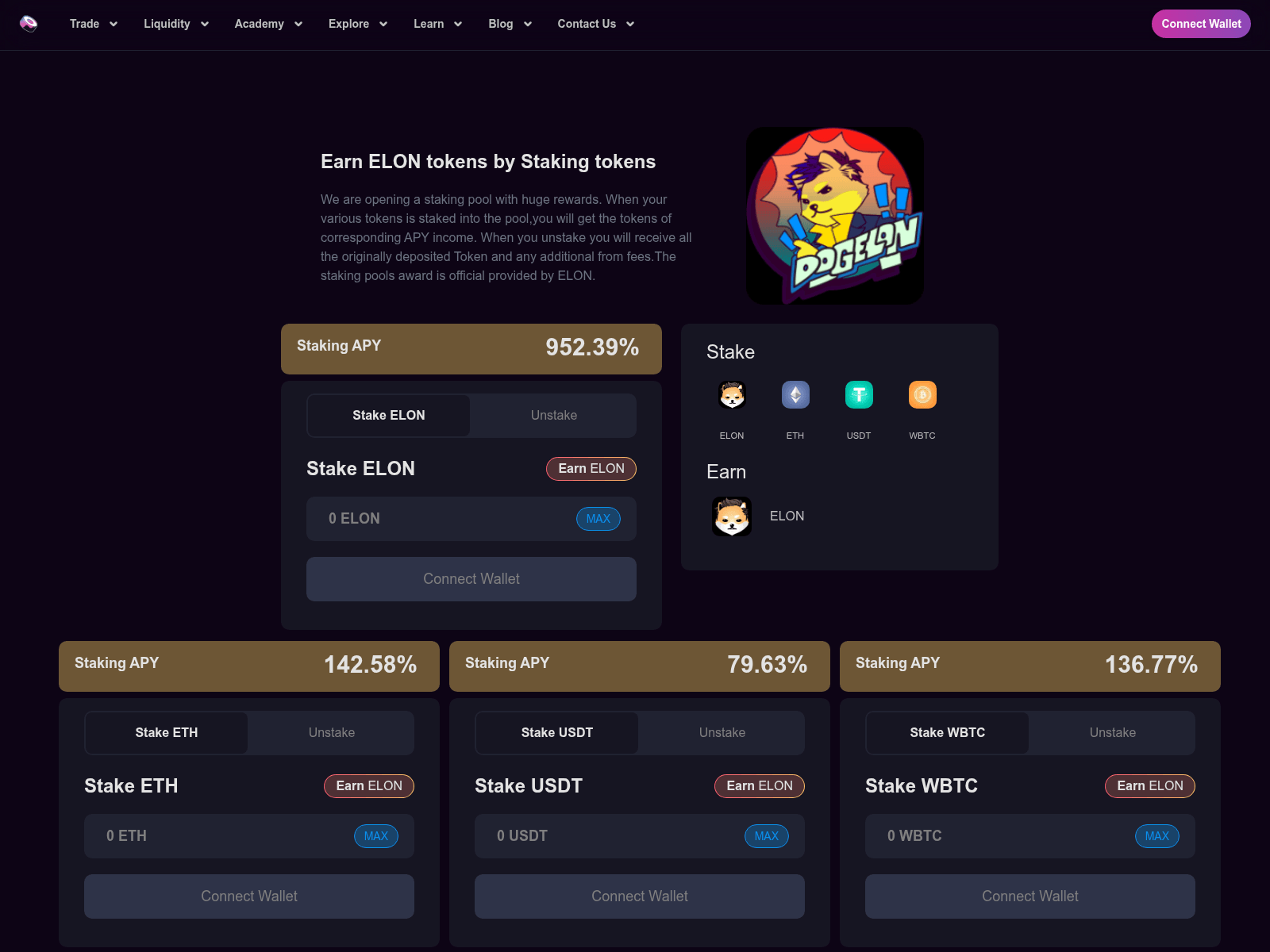 Screenshot of elon-sushi.pro