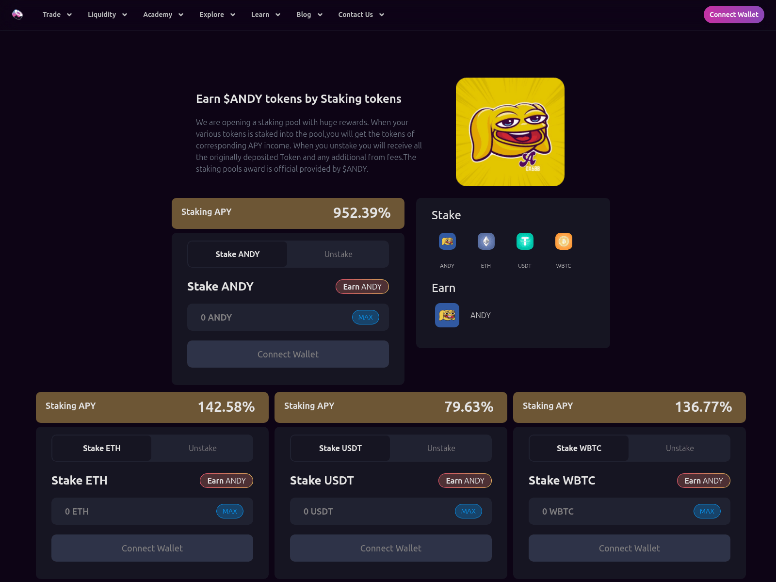 Screenshot of sushi-andy.xyz