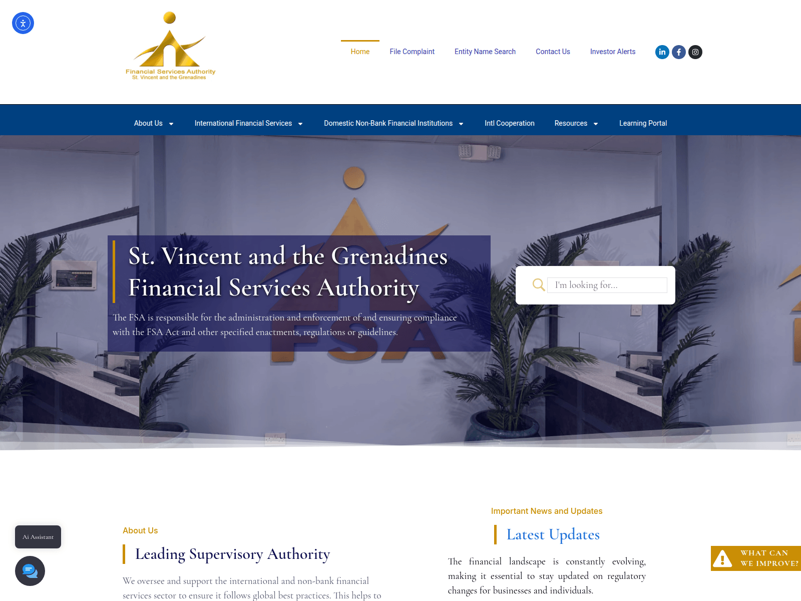 Screenshot of fsasvg.com