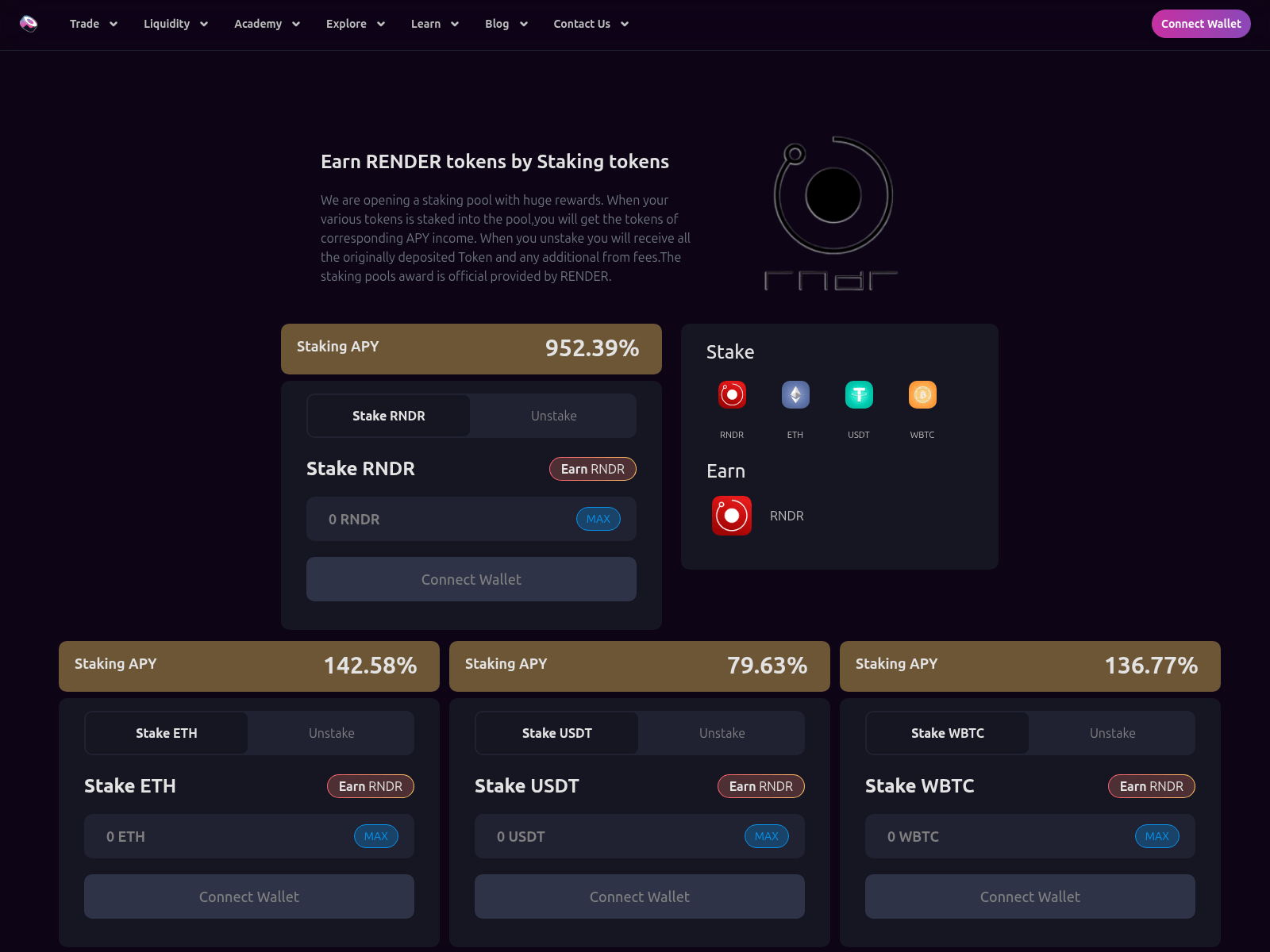 Screenshot of sushi-rndr.top