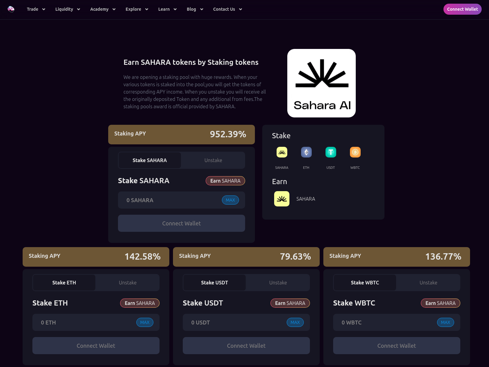 Screenshot of sushi-sahara.top