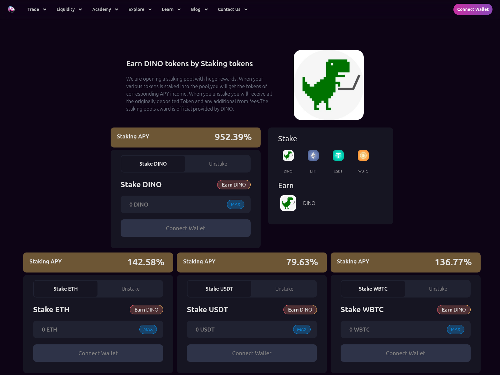 Screenshot of sushi-dino.top