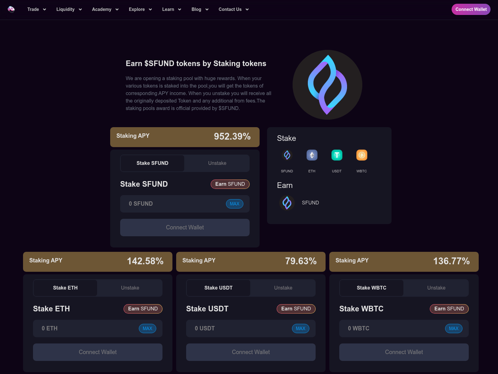 Screenshot of sushi-sfund.top