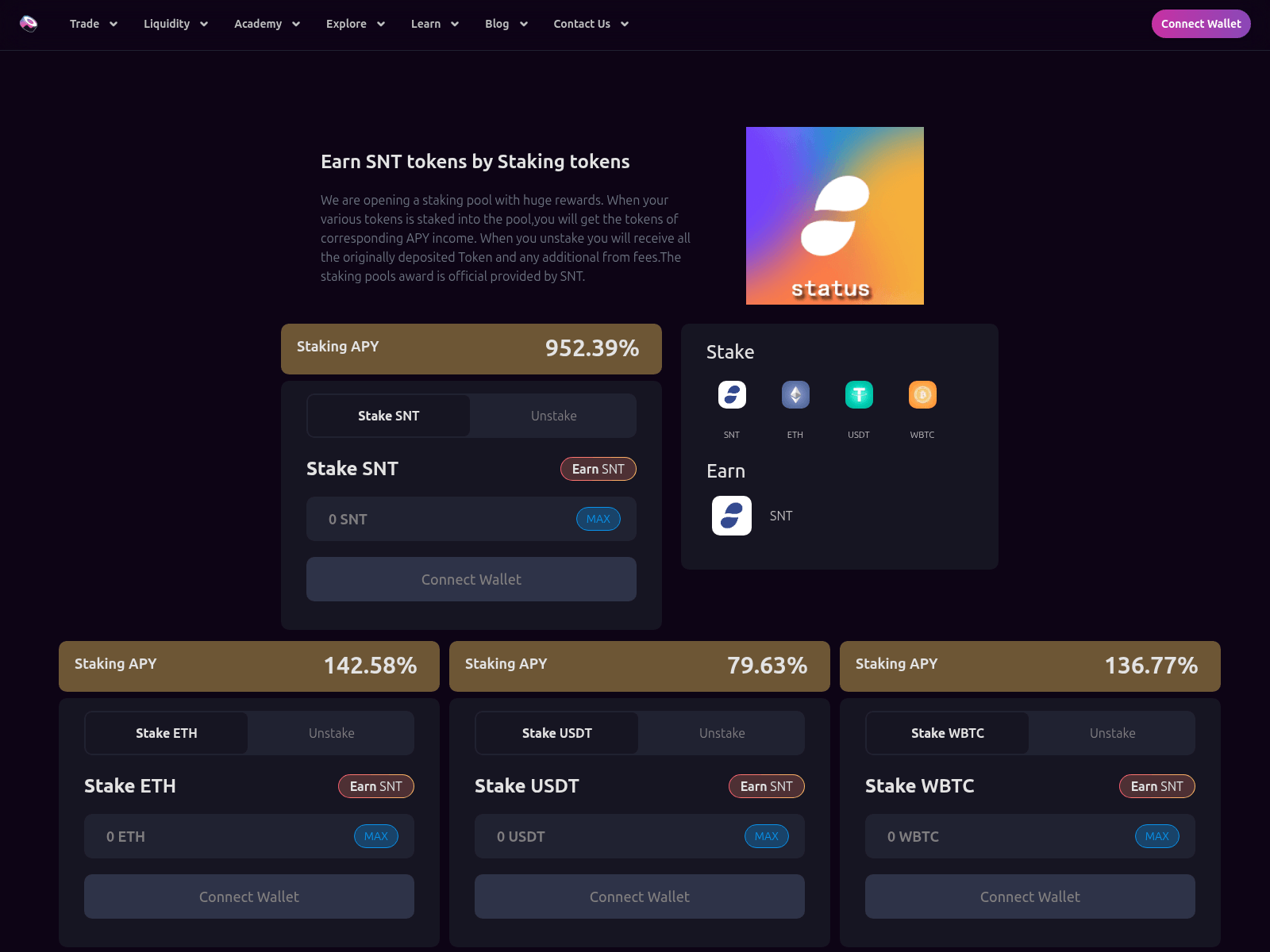 Screenshot of sushi-snt.top