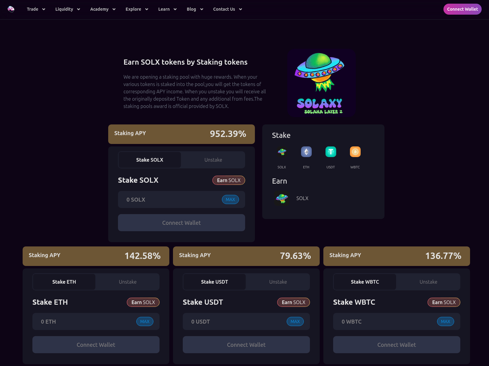 Screenshot of sushi-solx.top