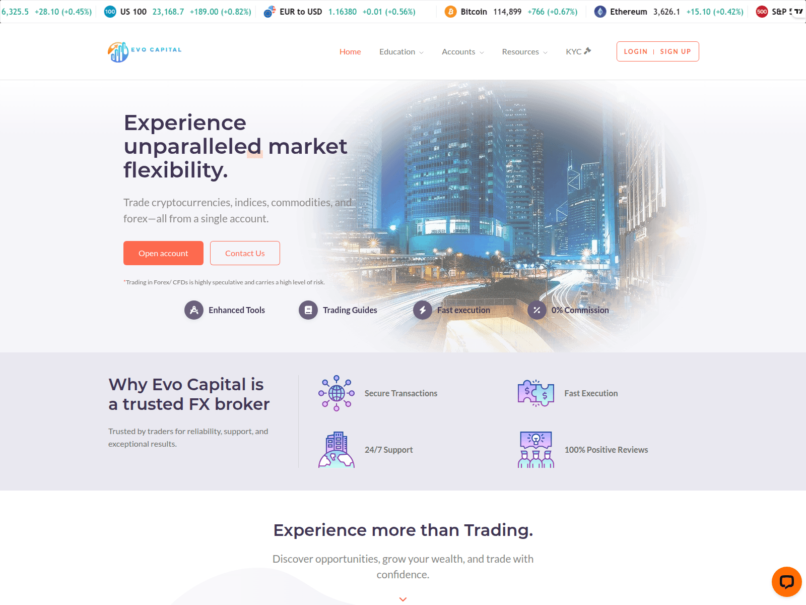 Screenshot of evoluxcapital.com
