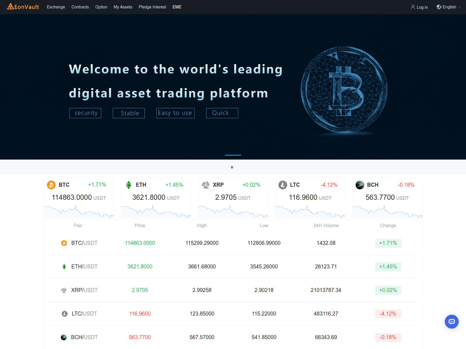 Screenshot of appeonvault.com