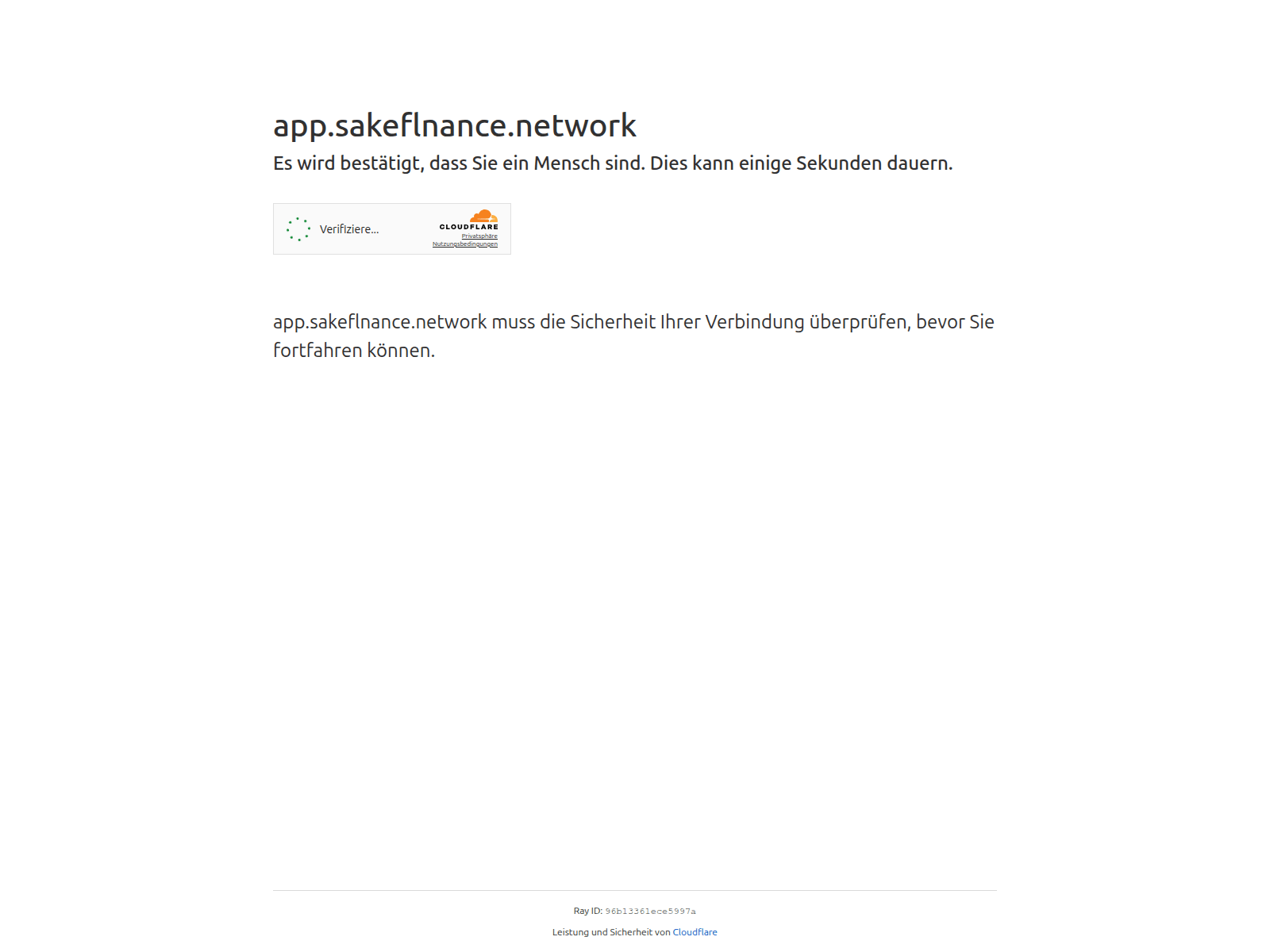 Screenshot of app.sakeflnance.network