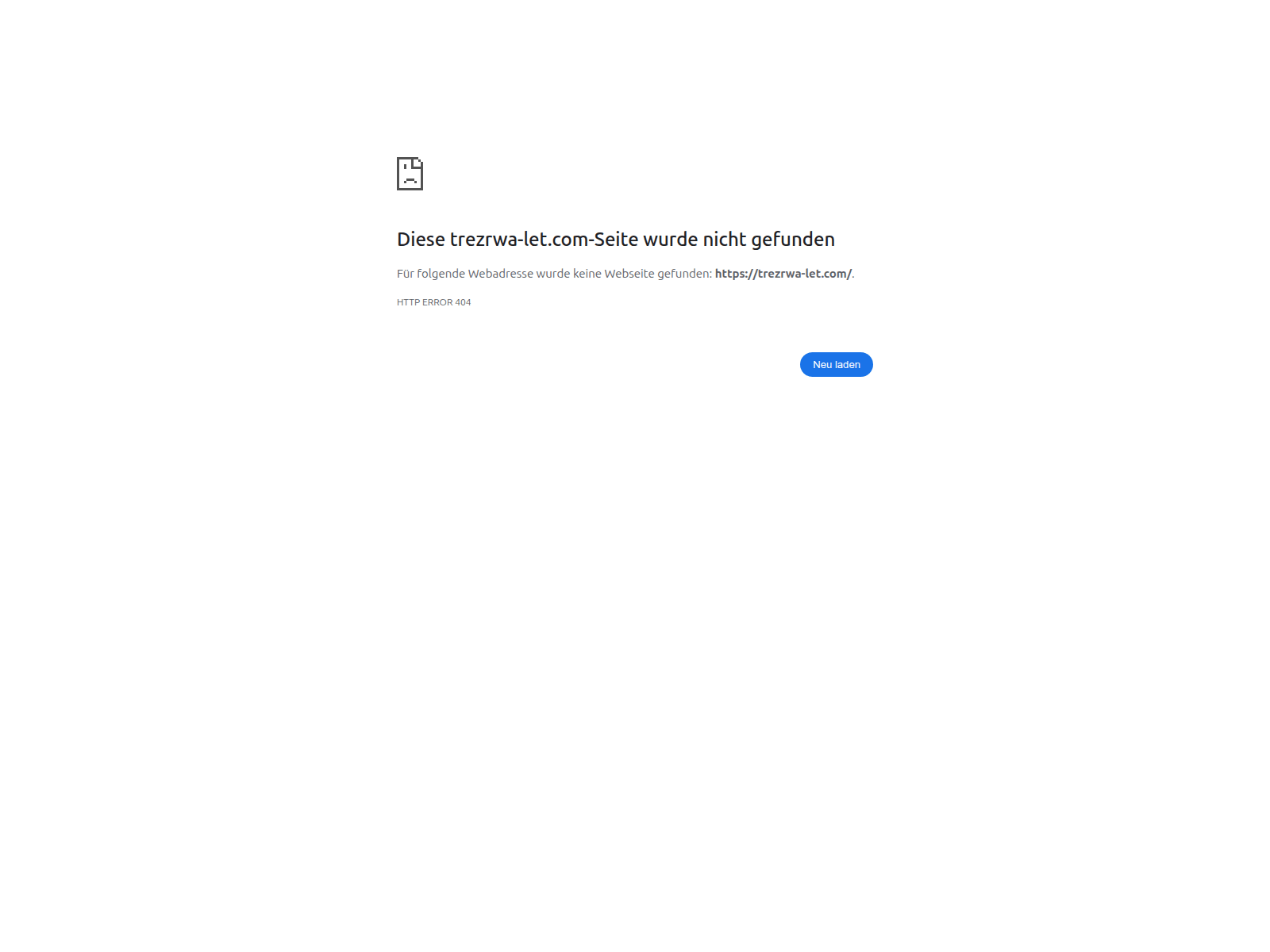 Screenshot of trezrwa-let.com