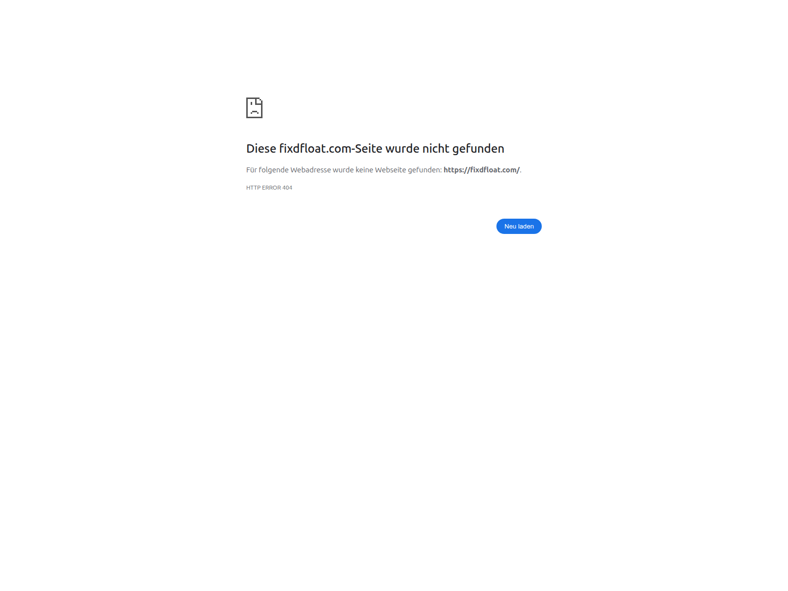 Screenshot of fixdfloat.com