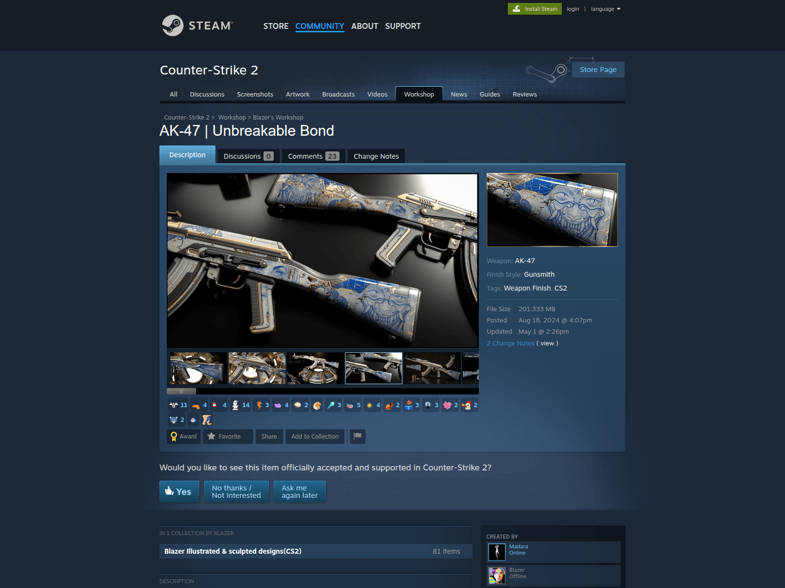 Screenshot of store.workshopvoteshare.com