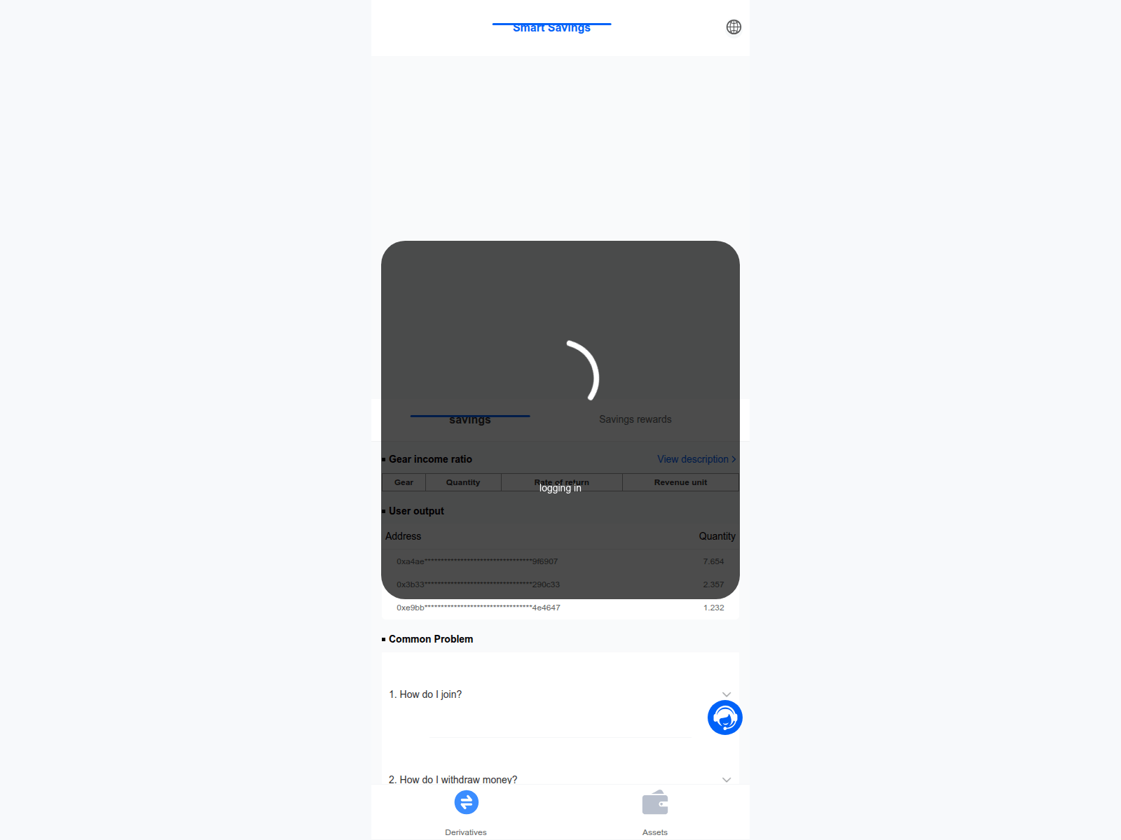 Screenshot of save-eth.bond