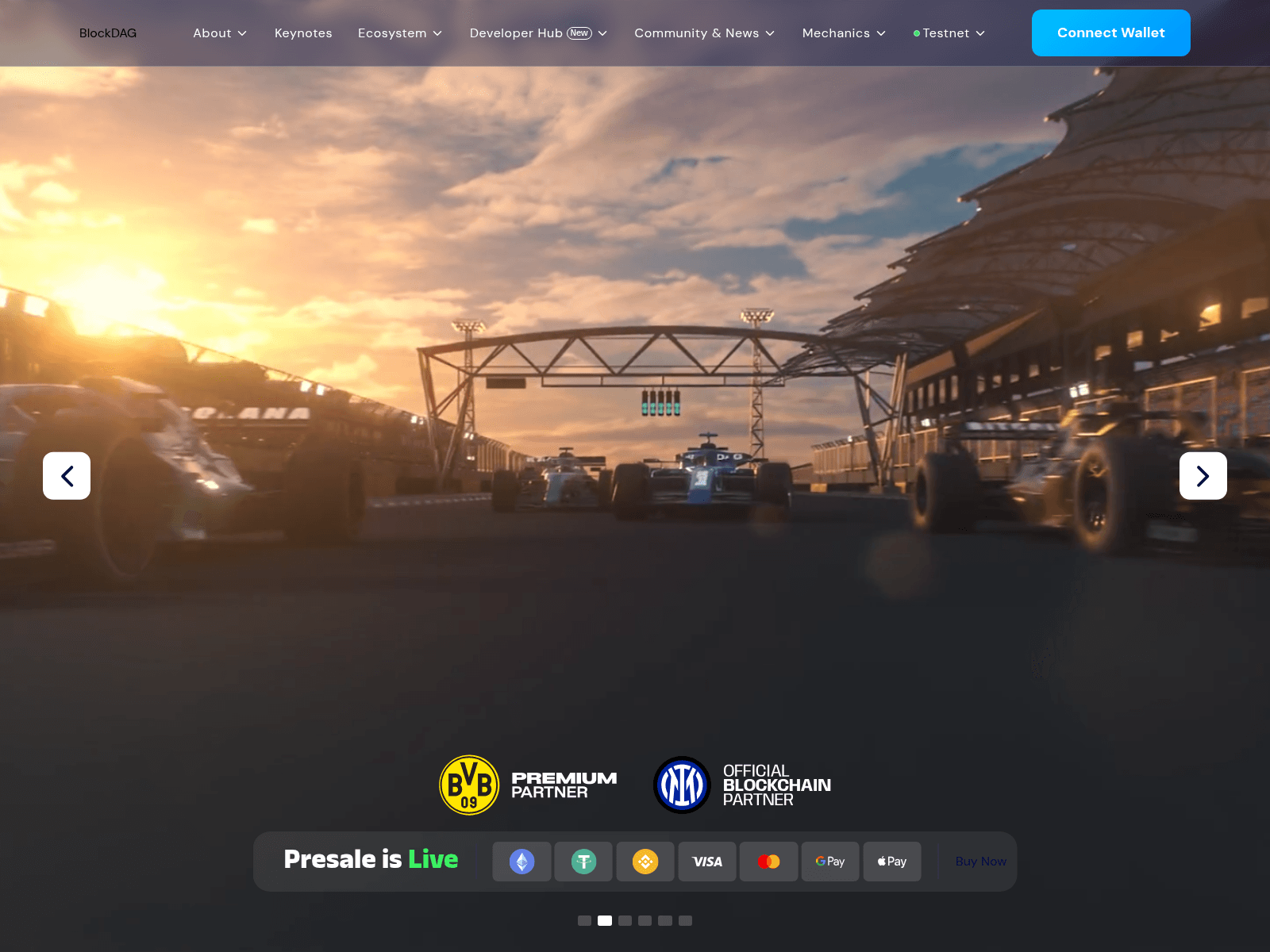 Screenshot of blockdag-network.com