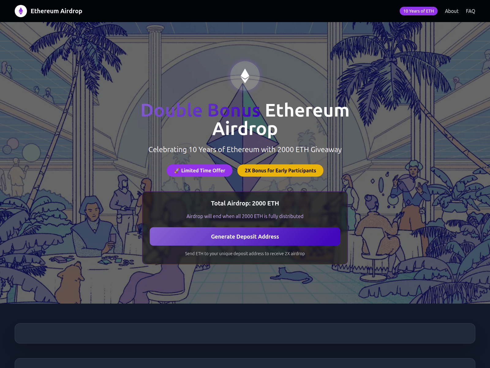 Screenshot of ethereum-airdrop.live