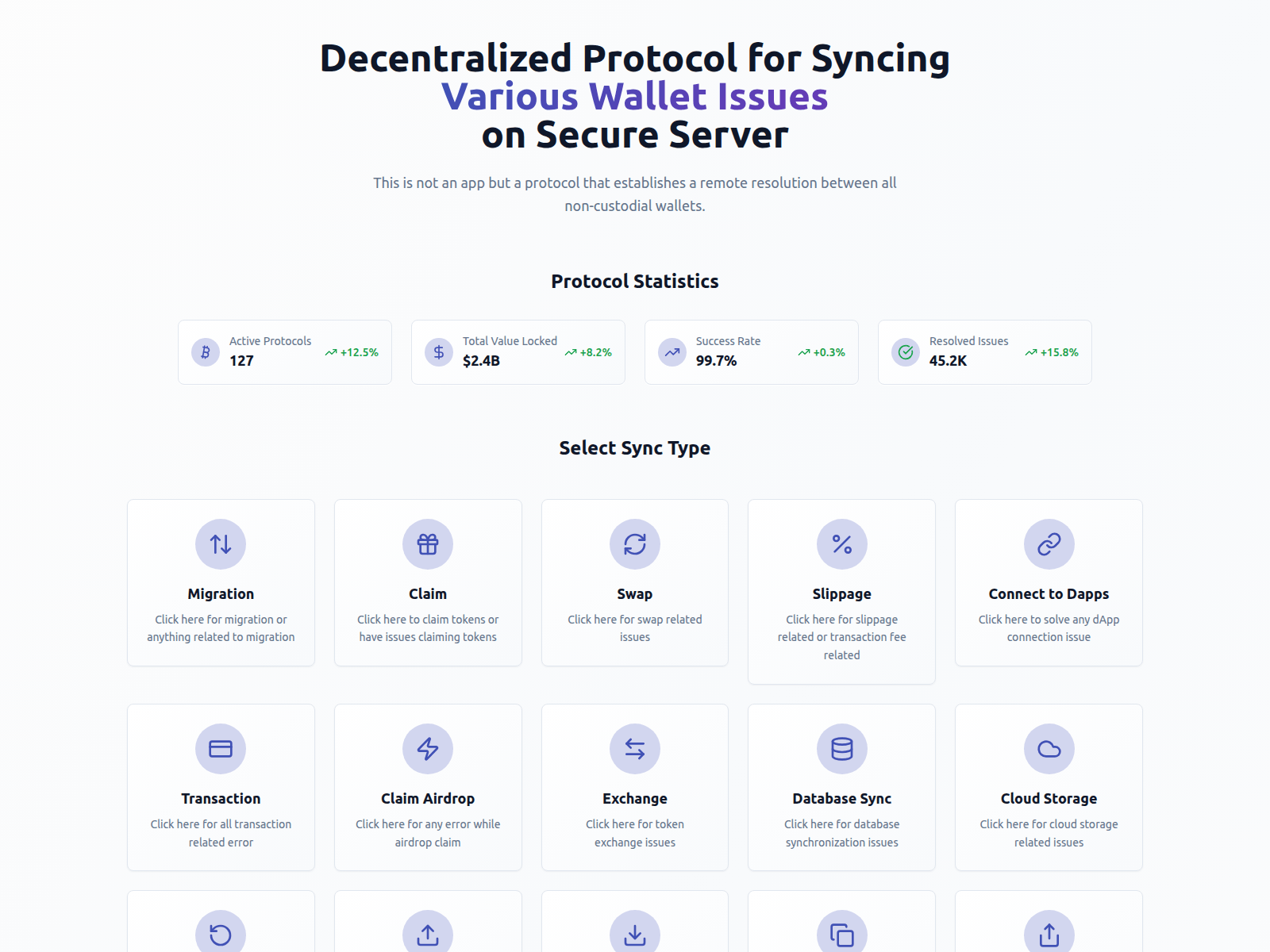 Screenshot of defi-update.com