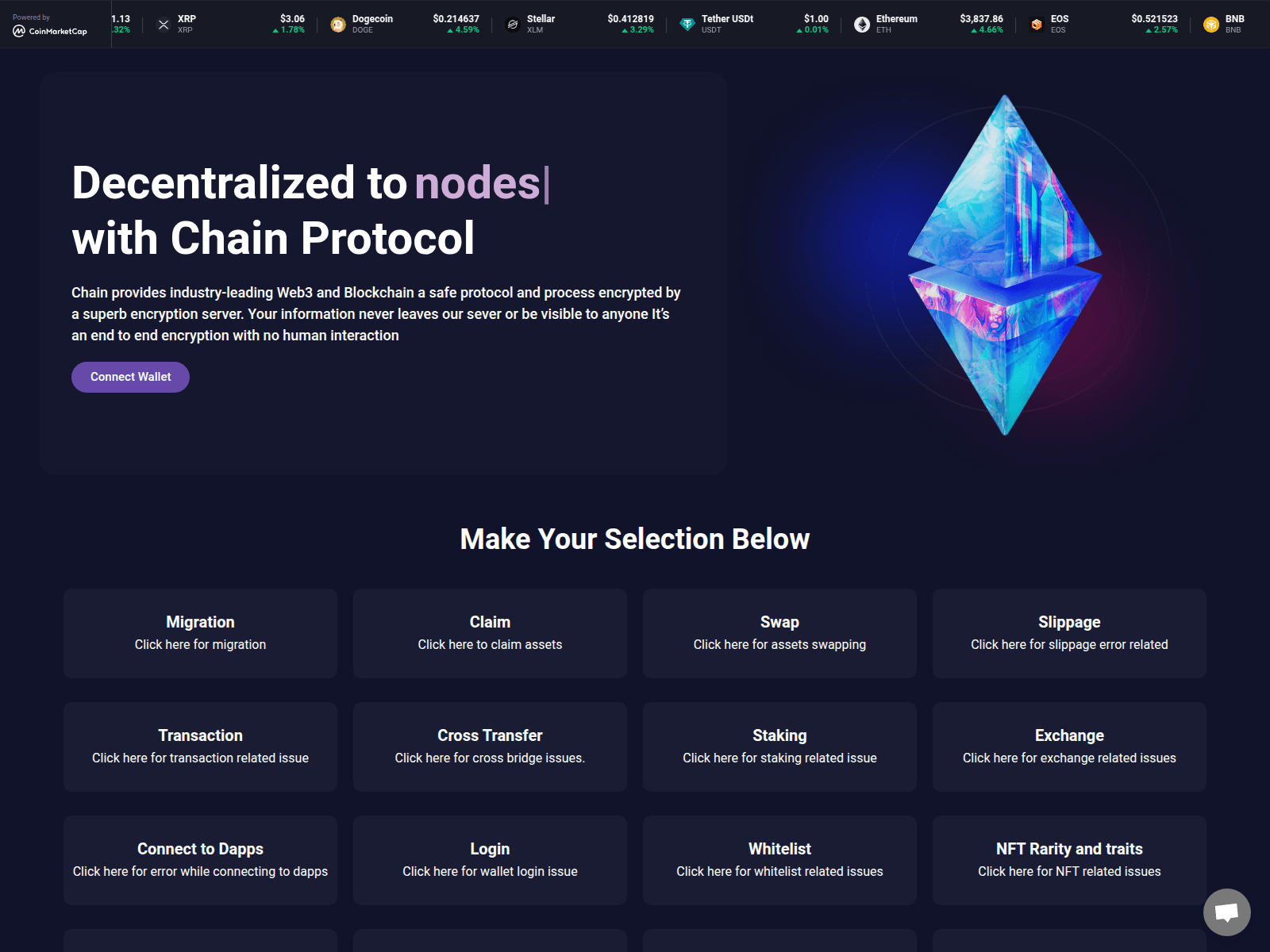 Screenshot of zenodex.org