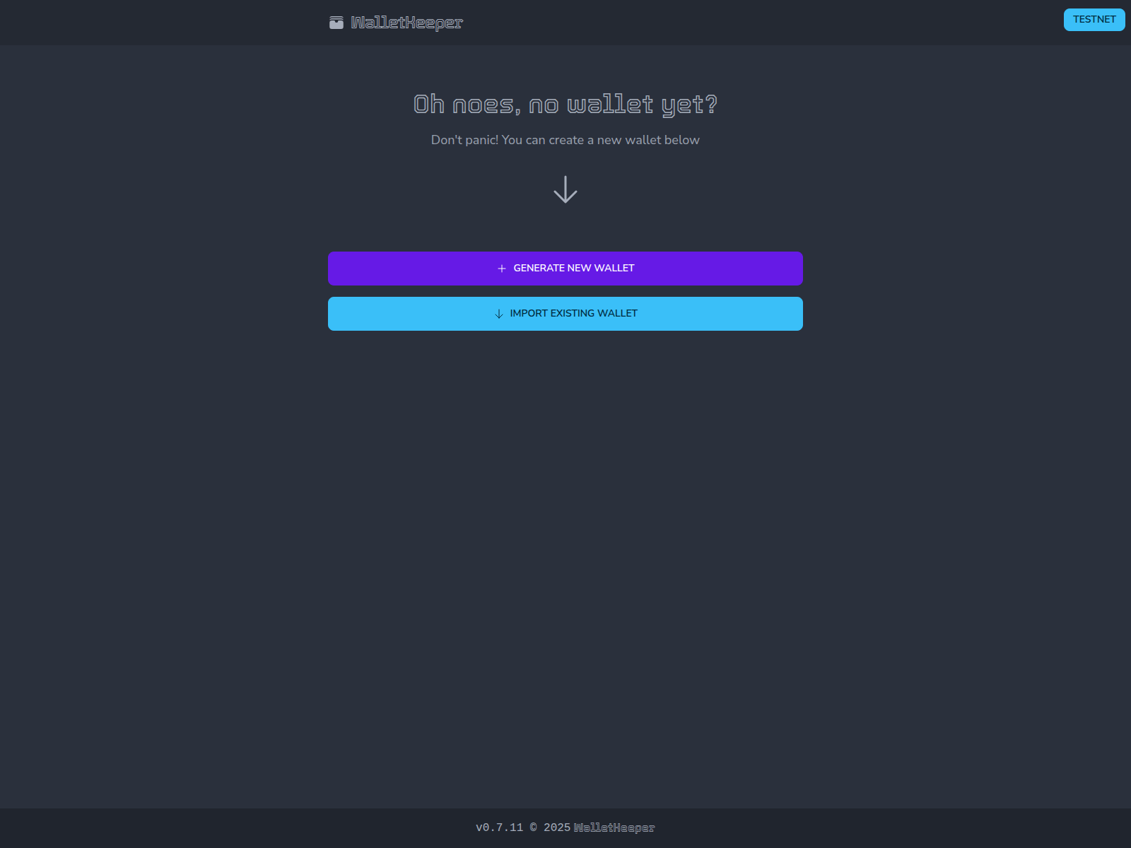 Screenshot of walletkeeper.vercel.app