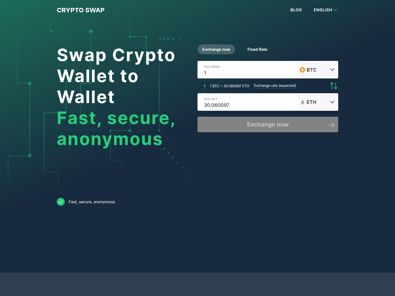 Screenshot of cryptoswap.website