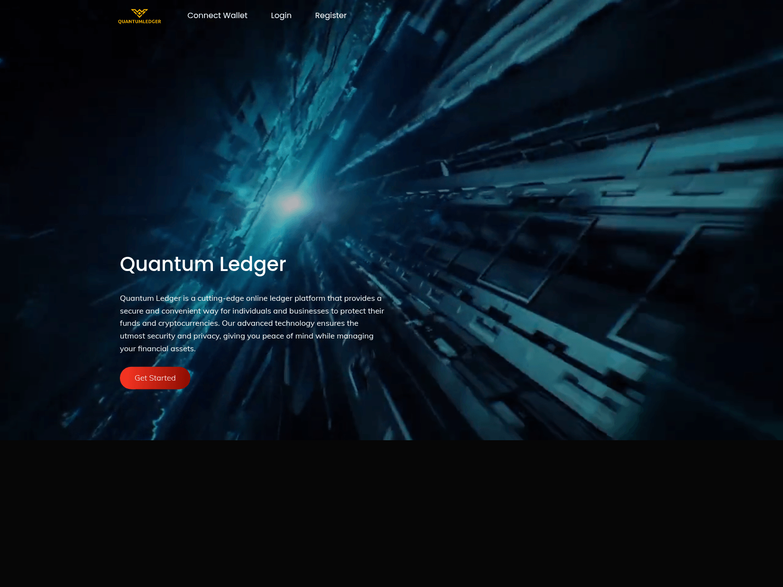 Screenshot of quatomledger.com