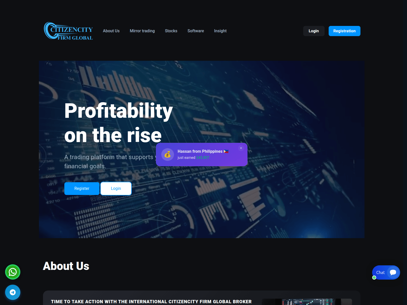 Screenshot of citizencityfirmgloba.com