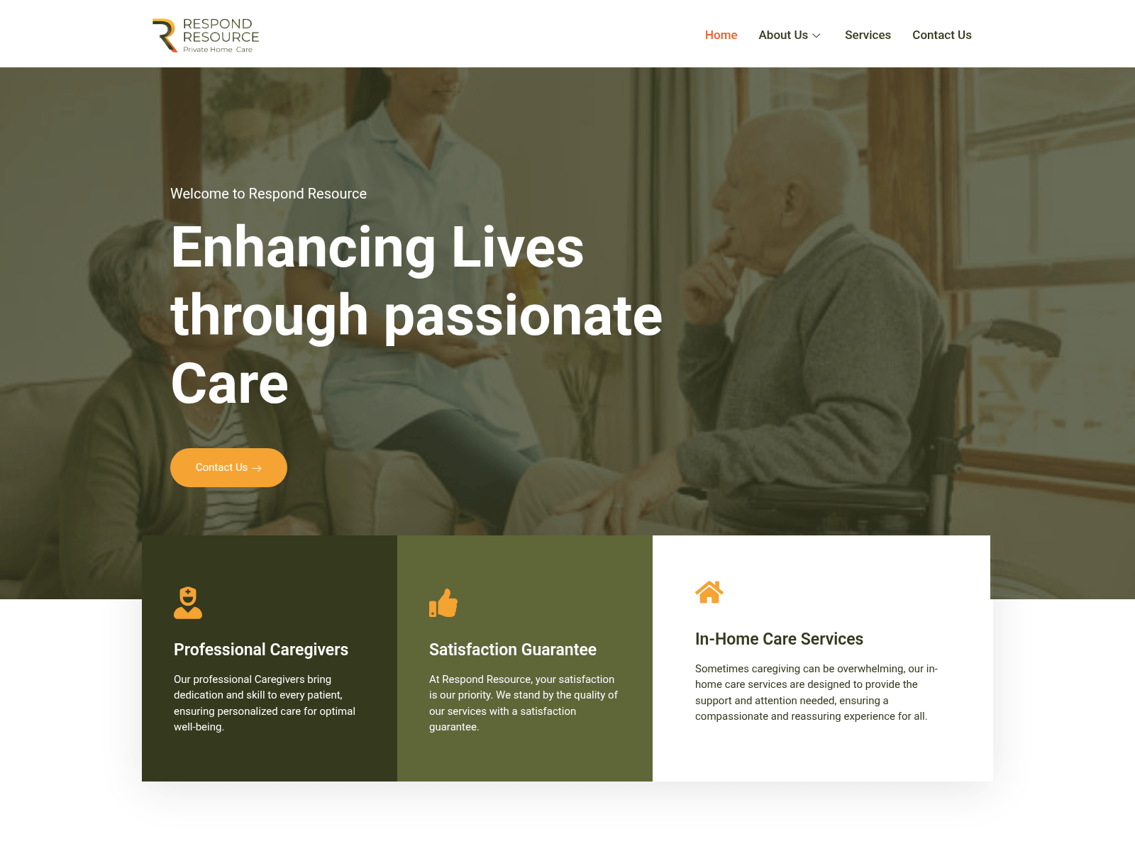 Screenshot of respondresource.com