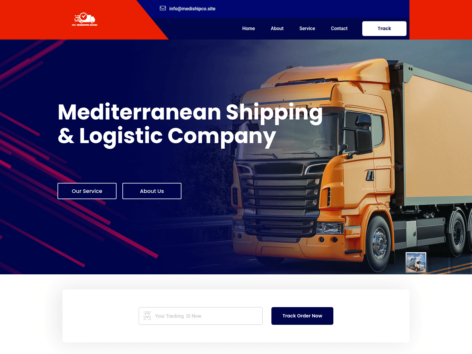 Screenshot of medishipco.site