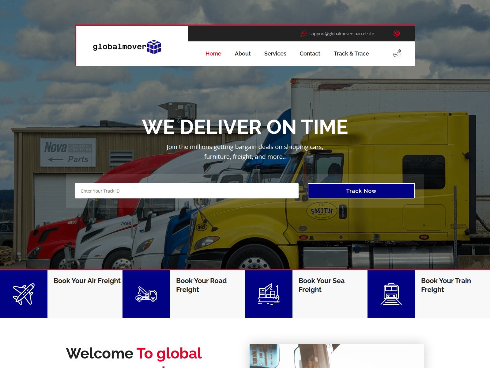 Screenshot of gomoverlyparcel.site