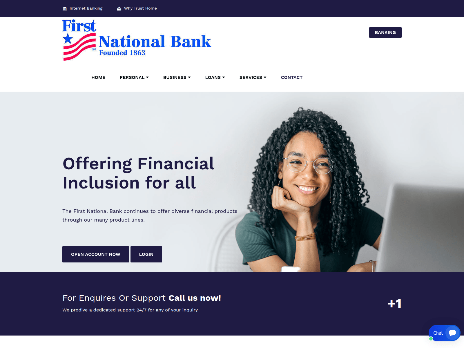Screenshot of firstnatibn.online