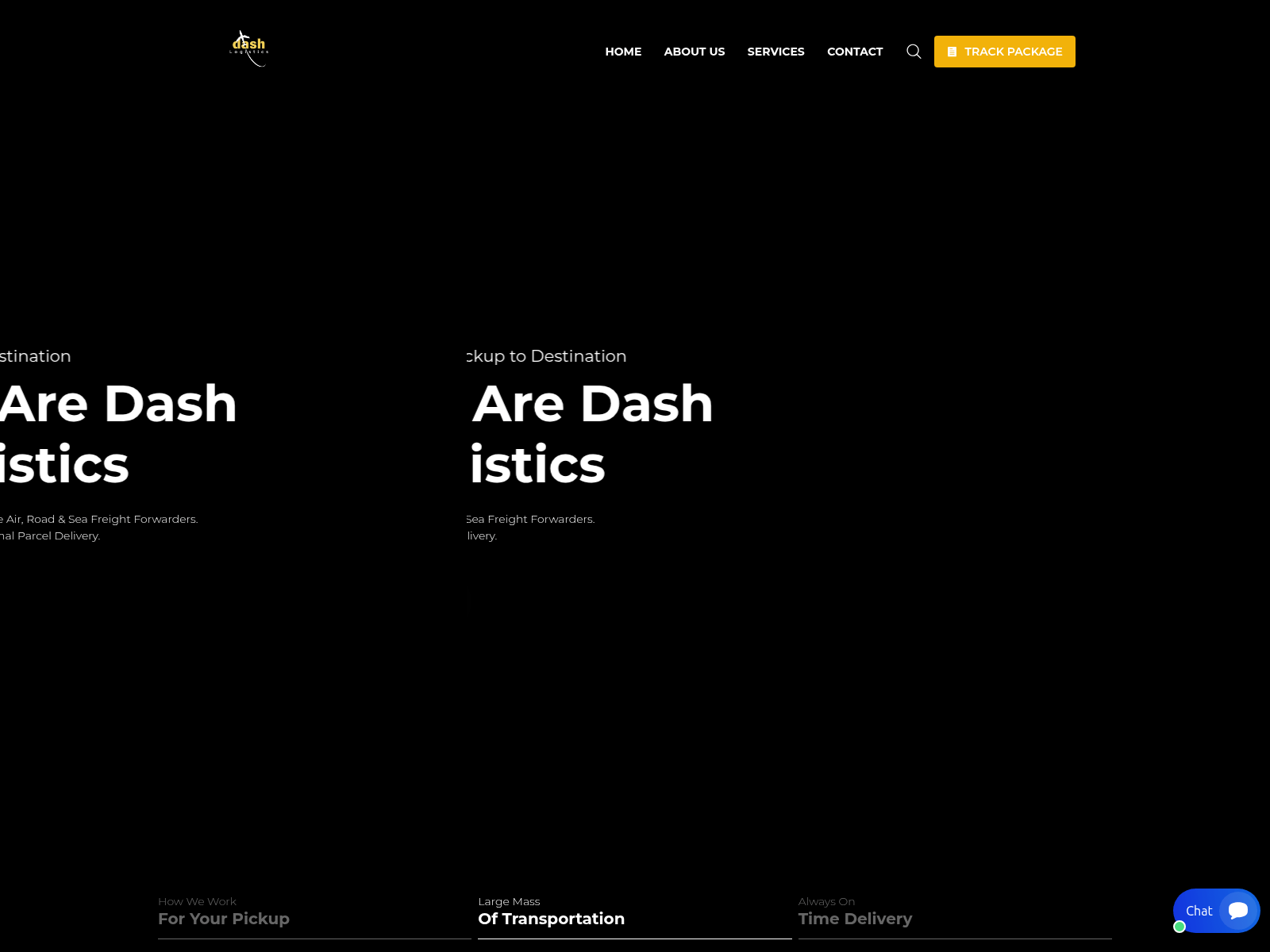 Screenshot of dashlogistics.online