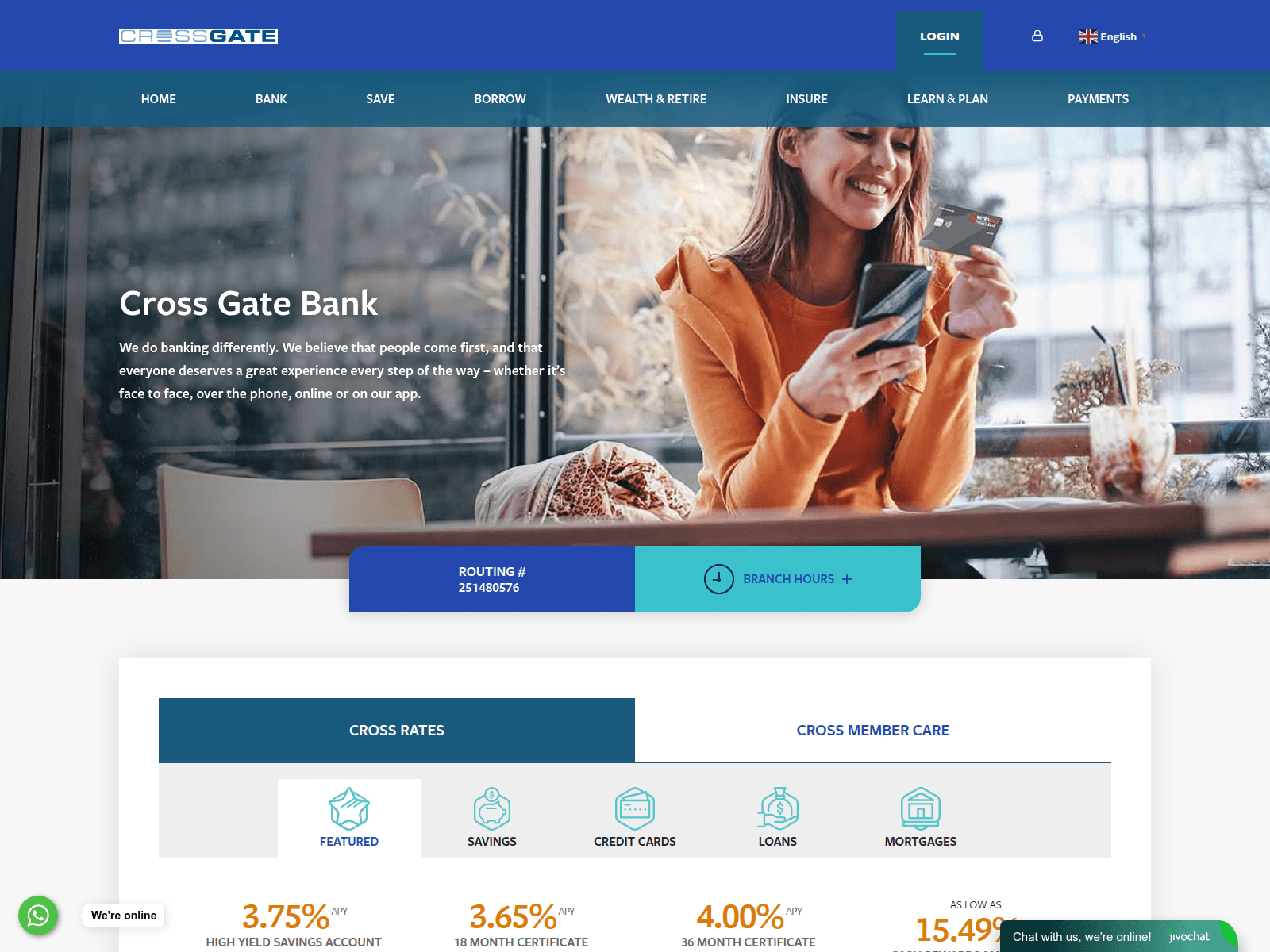 Screenshot of crossgatefund.com