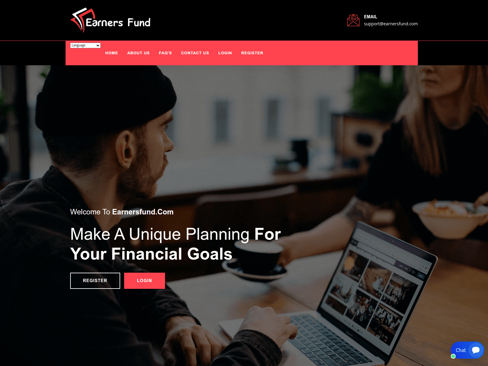 Screenshot of earners-fund.com