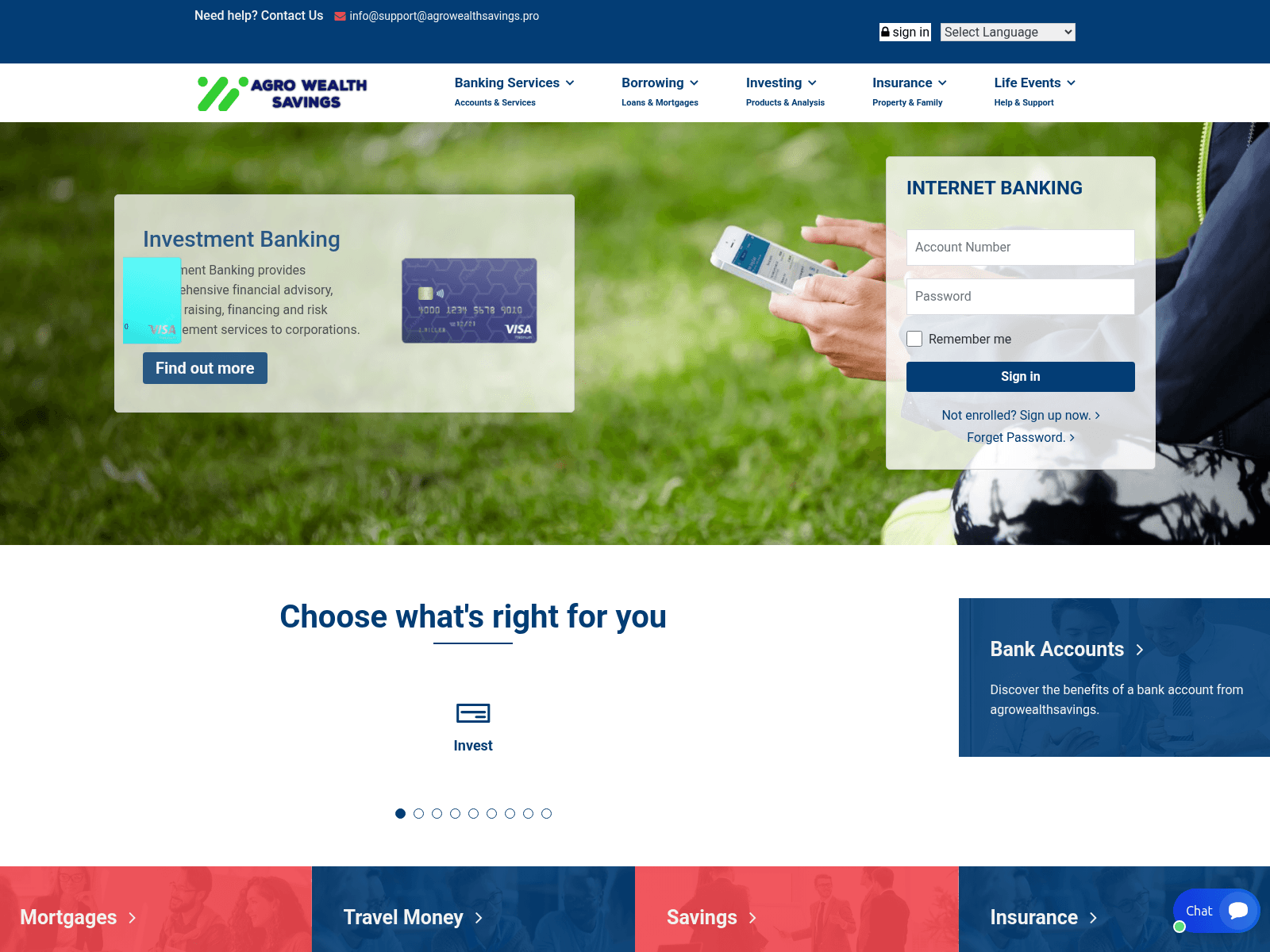 Screenshot of agrowealthsavings.pro