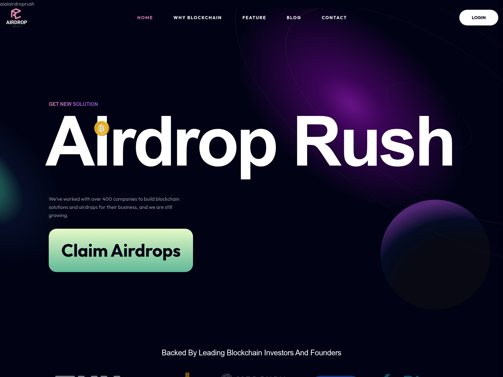 Screenshot of aiairdroprush.com