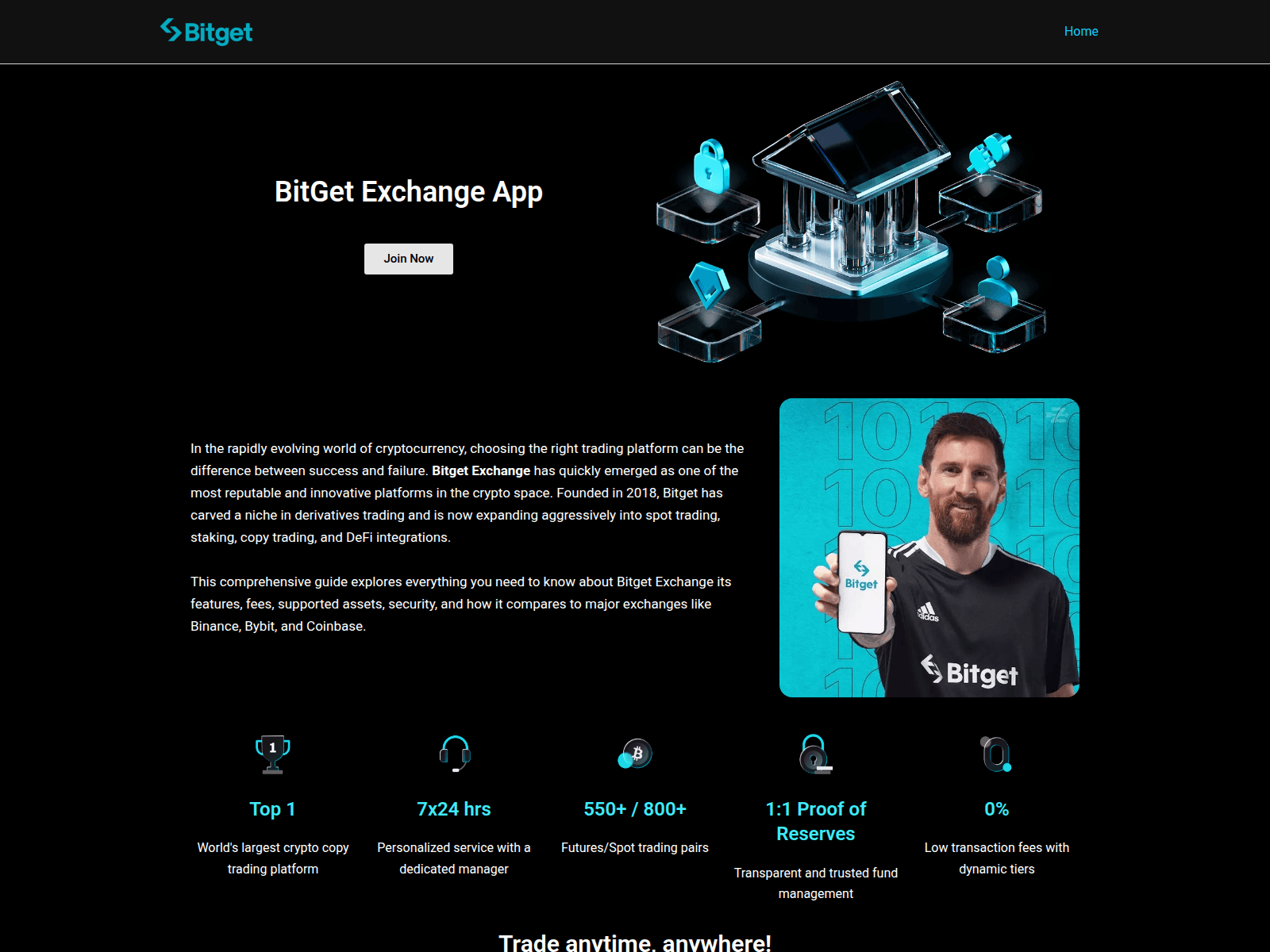 Screenshot of bitgetexchange.app