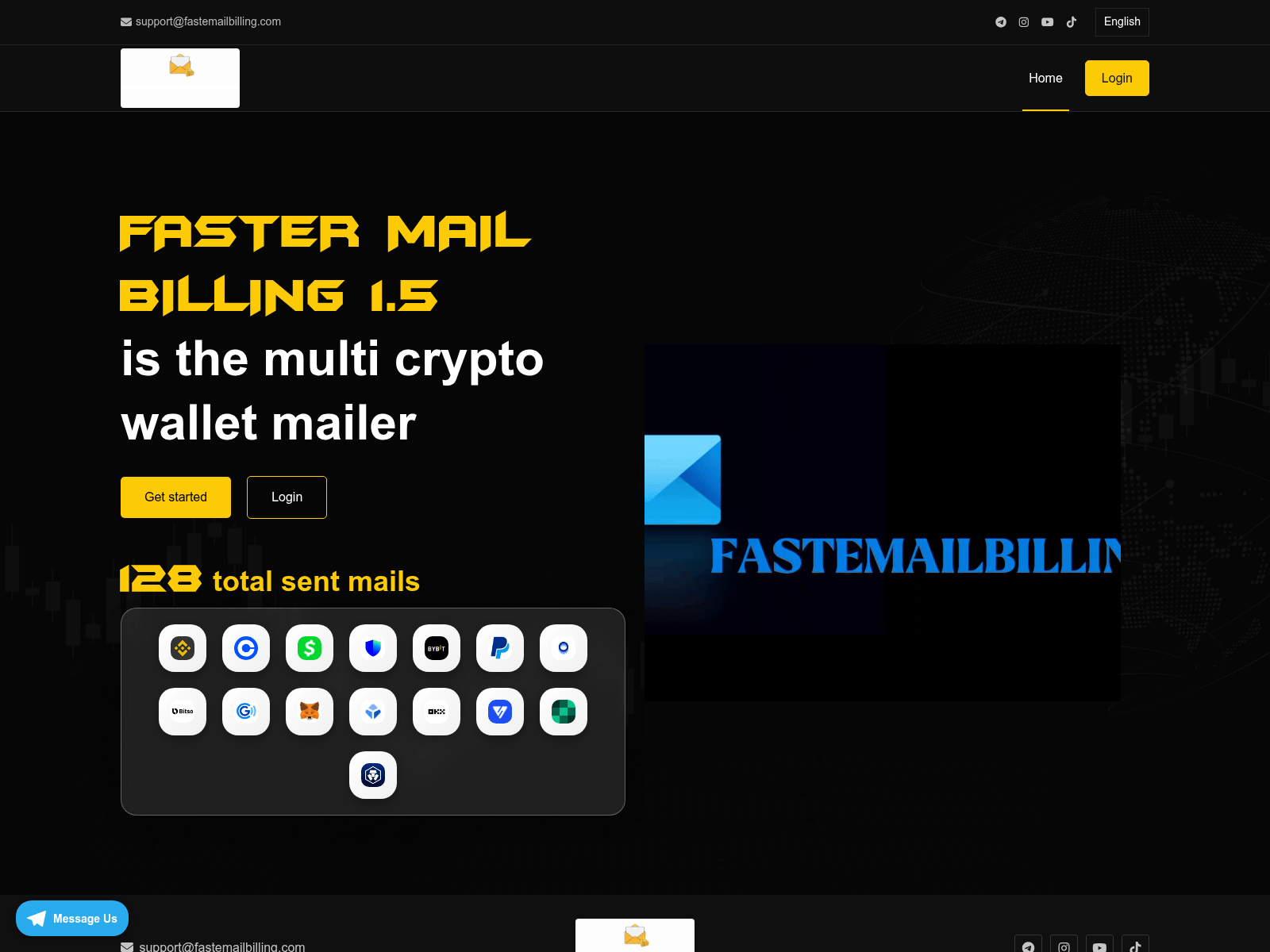 Screenshot of fastemailbilling.com