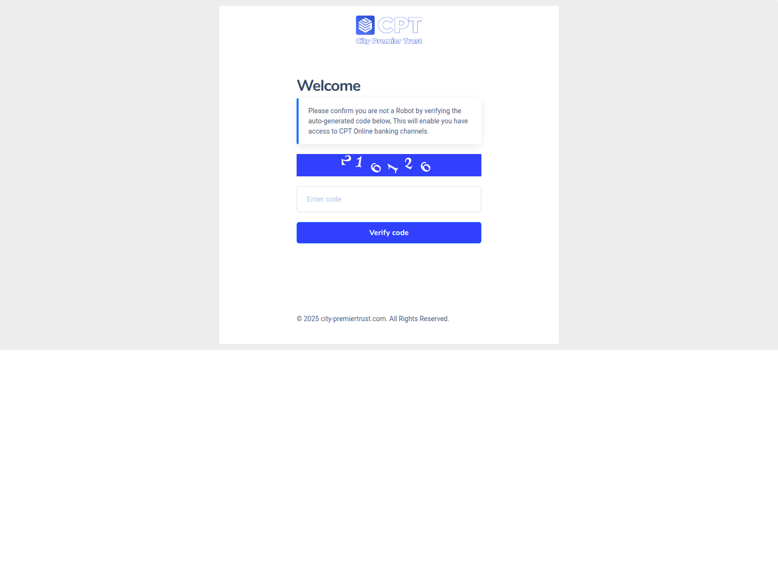 Screenshot of city-premiertrust.com