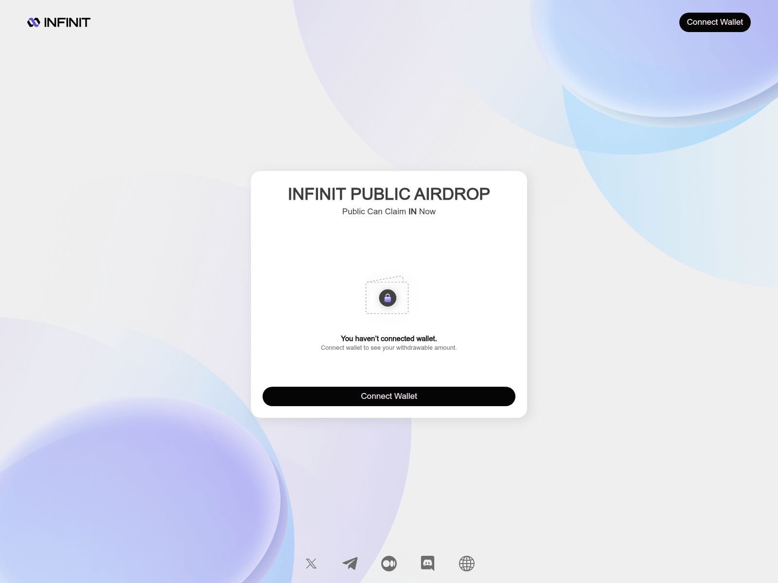 Screenshot of claim-infinit.tech