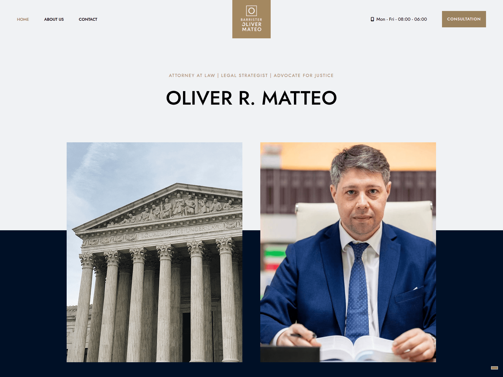 Screenshot of barrolivermateo.com