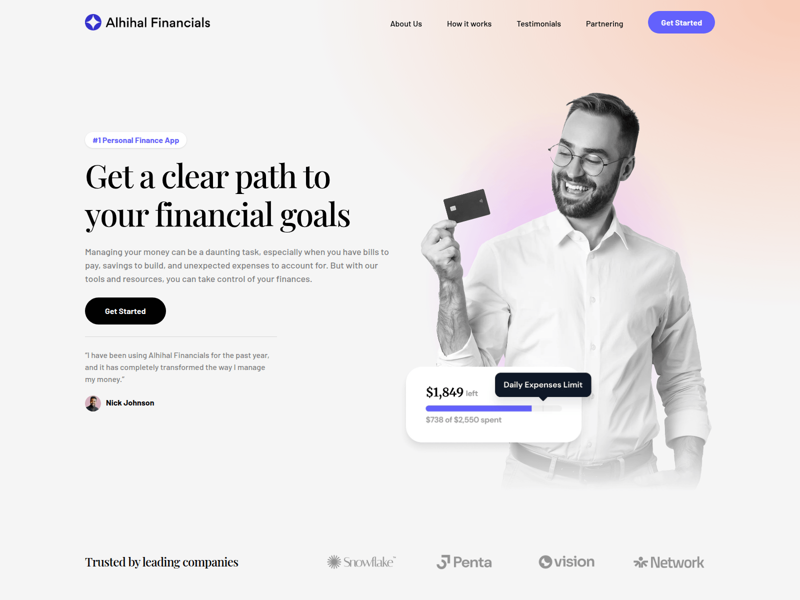 Screenshot of alhihalfinancials.com