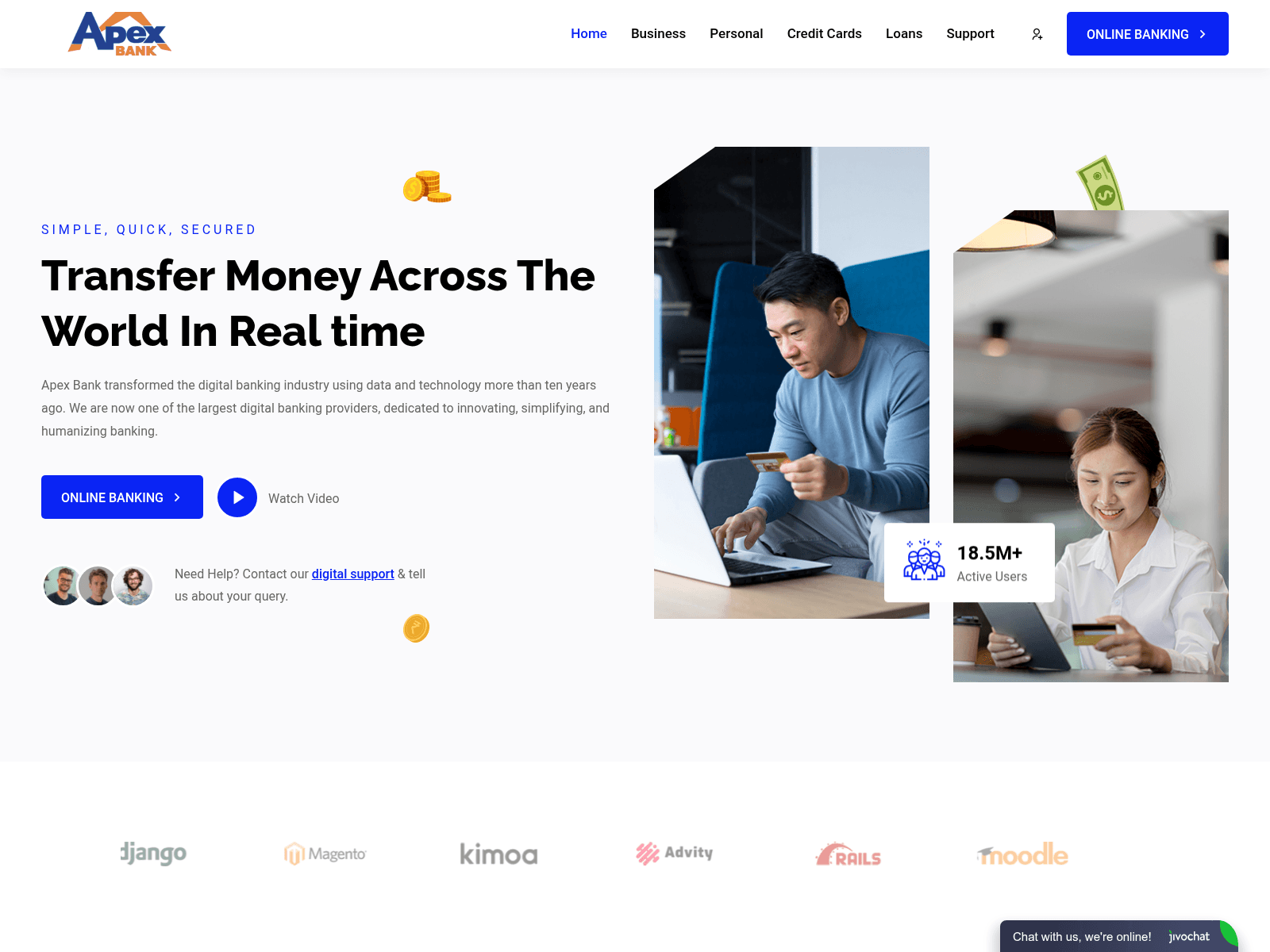 Screenshot of apexunion.trustspheres.pro