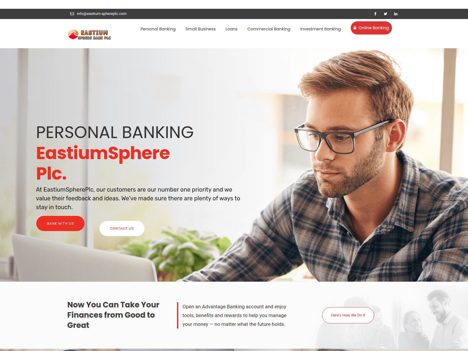 Screenshot of eastium-sphereplc.com