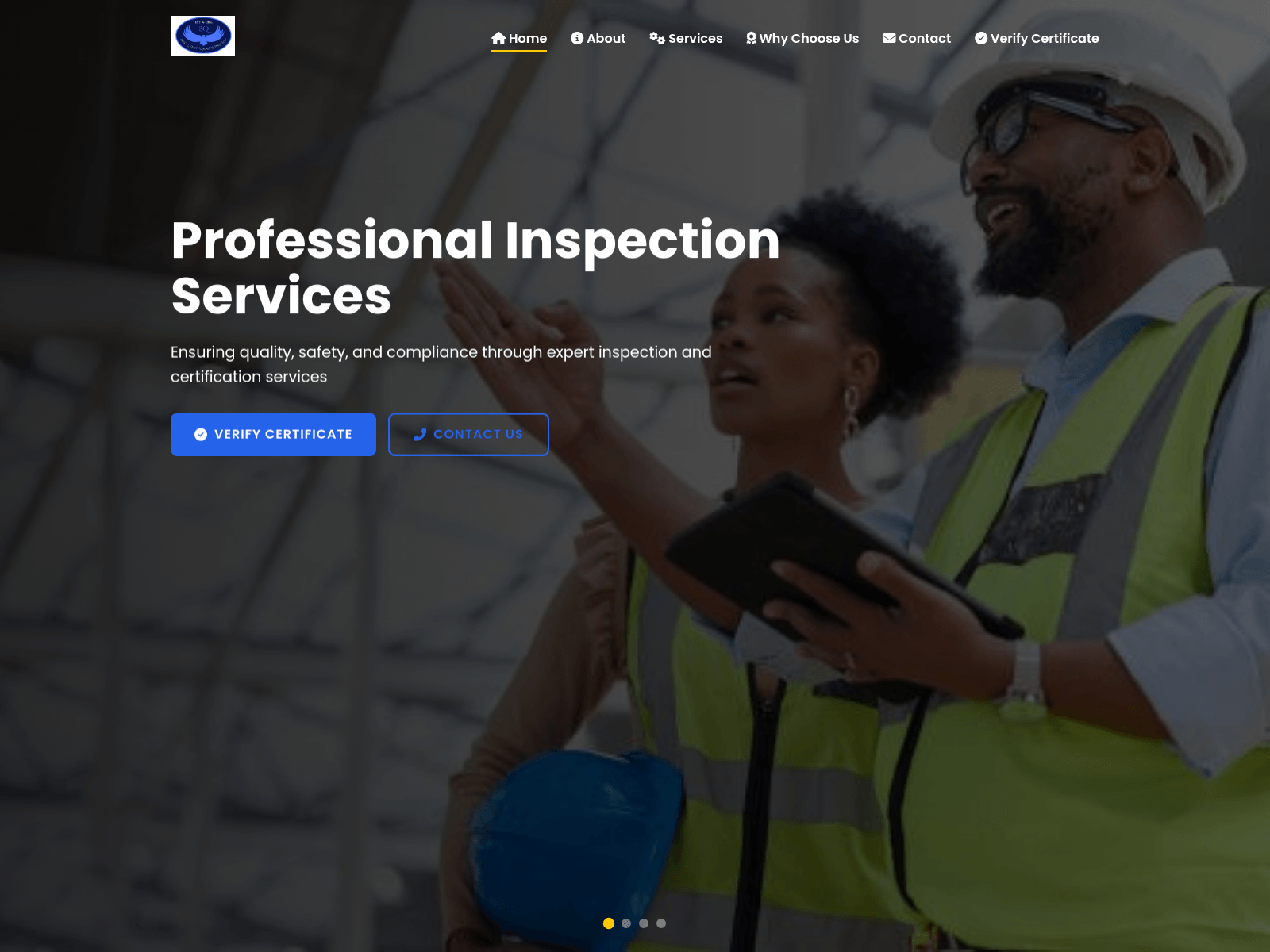 Screenshot of brasilinspectiongroup.com
