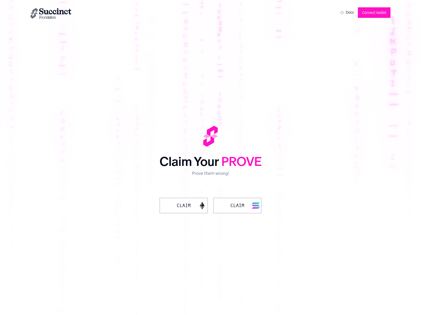 Screenshot of claims-succinct.foundation