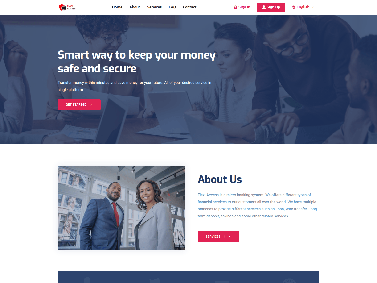 Screenshot of flexiaccessb.site
