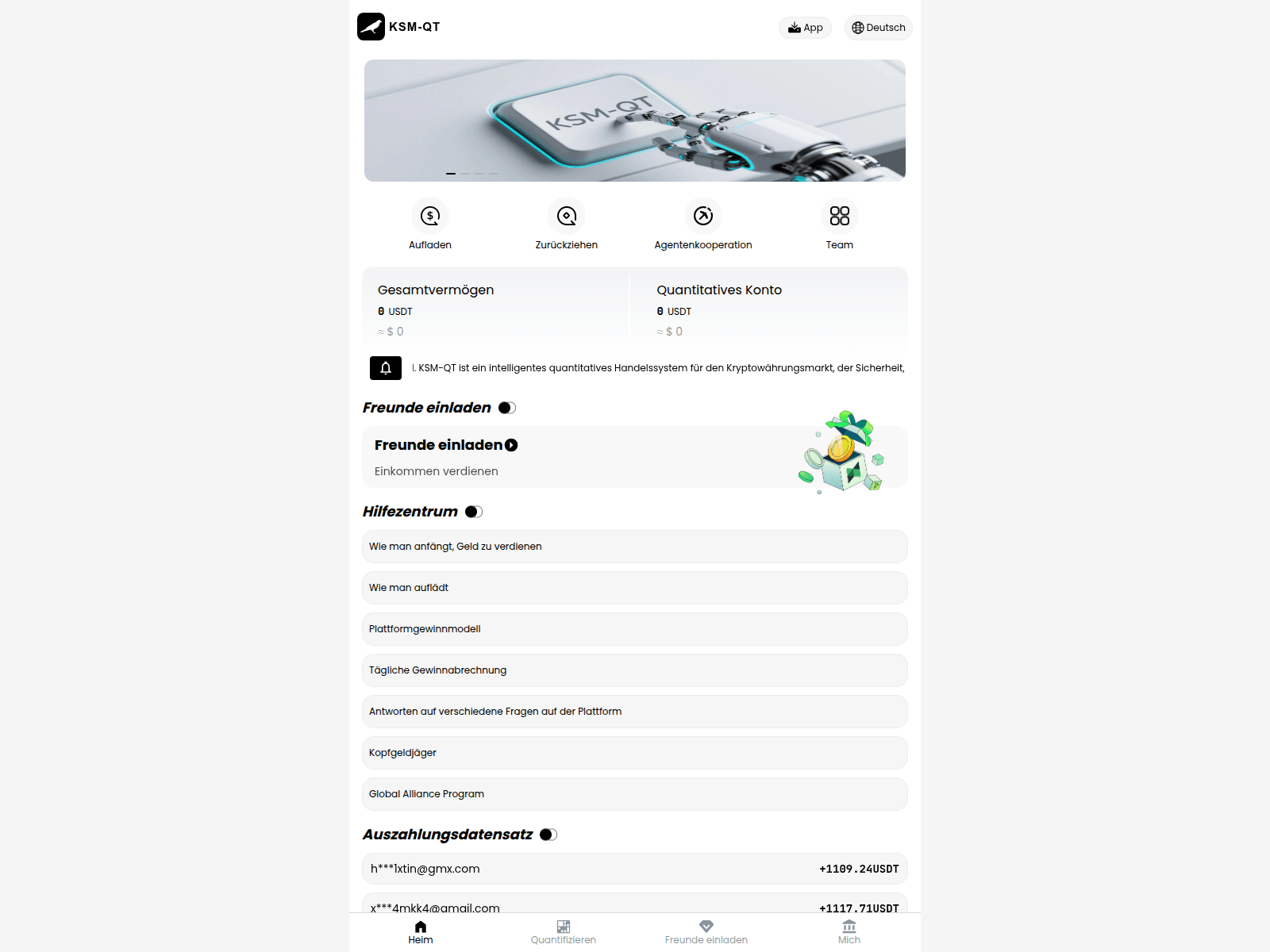 Screenshot of ksm-qt.top