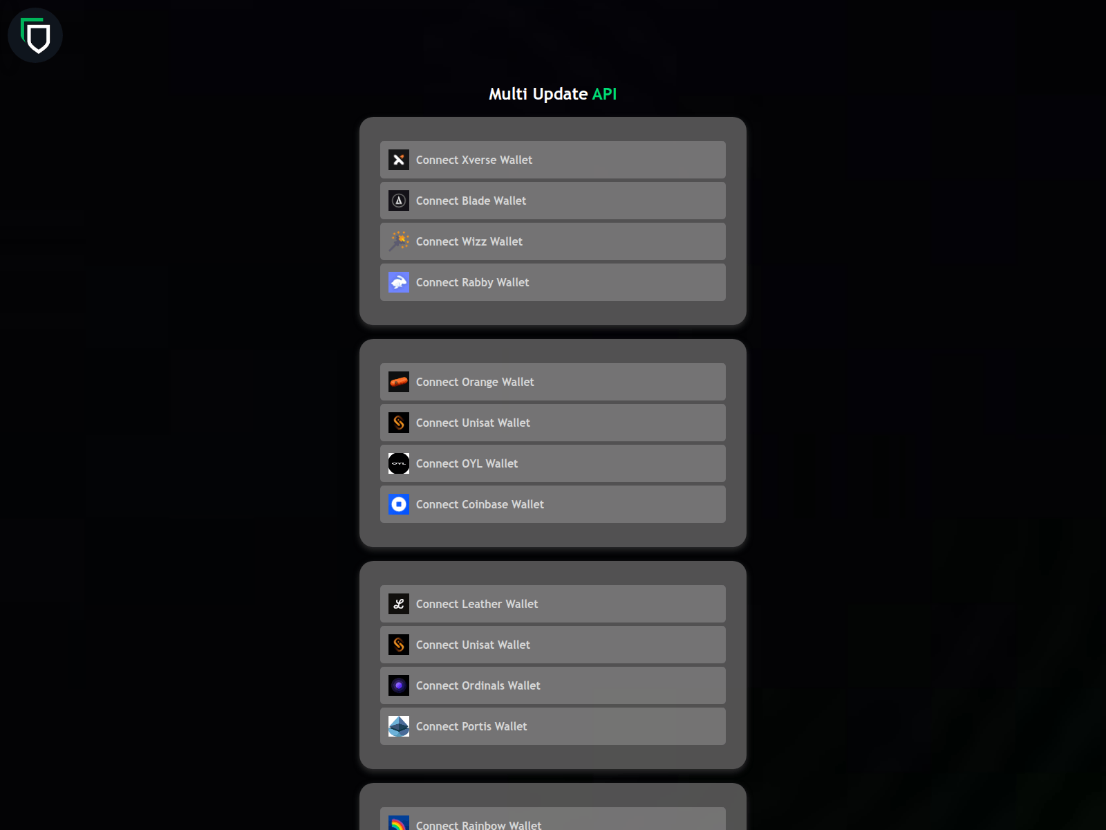 Screenshot of multidataapi.services