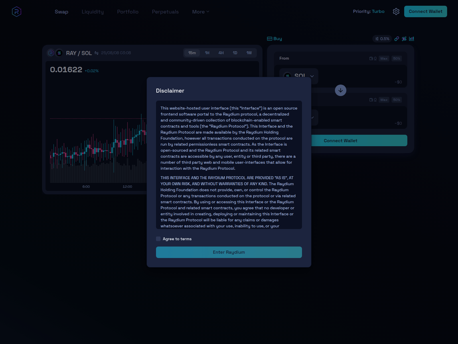 Screenshot of raydiumi.com