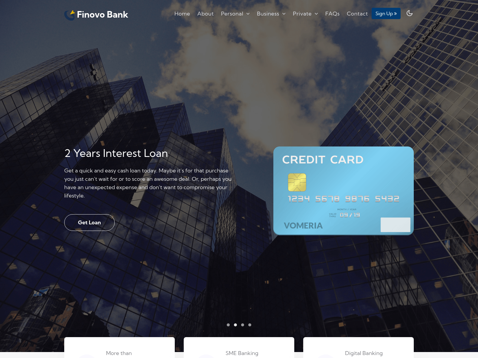 Screenshot of finovofi.com
