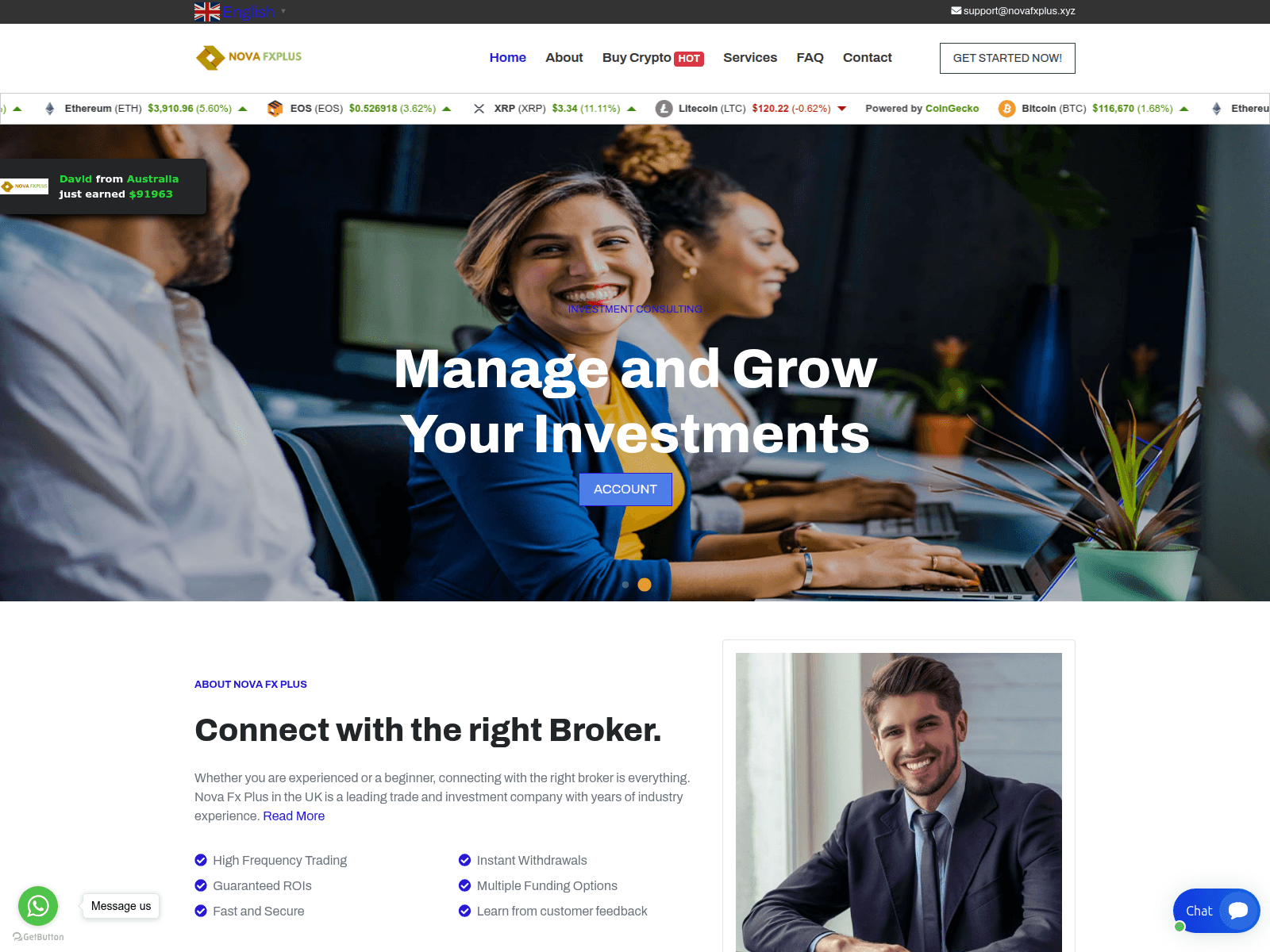 Screenshot of novafxplus.xyz